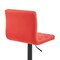 Armen Living Duval Adjustable Red Faux Leather Swivel Bar Stool LCDUBABLRED - alternate 8